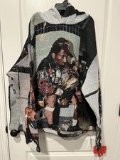 Kobe Bryant Tapestry Knit Crewneck Sweater with Raw Edge Hem — listing 3