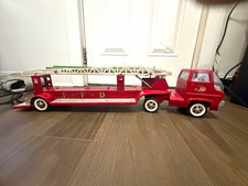 Vintage Tonka T.F.D. No. 5 Pressed Steel Fire Pumper Truck — listing 6