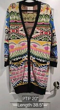 Aldo Martins for Anthropologie Multicolor Kaleidoscope Knit Sweater, listing 6