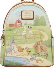 Loungefly Disney Dogs All-Over Print Mini Backpack & Matching Zip Wallet Set — listing 2