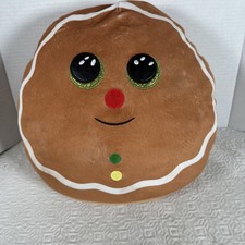 TY Squish-A-Boos Gingerbread Man Christmas Plush Pillow — listing 6