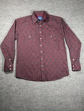 Resistol Men's Paisley Print Long Sleeve Button-Down Western Shirt, Size 3XL