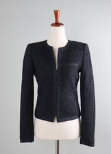 Ted Baker London Green Tweed Mini Skirt with Gold Buttons, Size 0 — listing 6