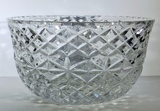 Cut Crystal Diamond-Pattern Serving Bowl — listing 3