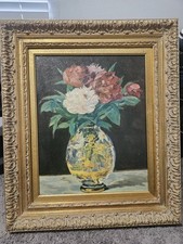 Framed Print 'The Artist's Garden, Paris' after Edouard Manet