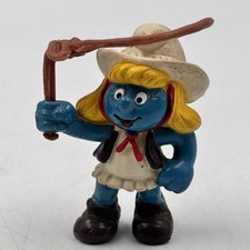 Cowgirl Smurfette PVC Figurine with Lasso — listing 6