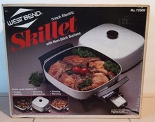 West Bend Electric Wok Cat. No. 79105 1000W Almond/Brown — listing 4