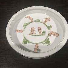 Antique Ceramic Baby Feeding Dish with Dutch Children & Angel Motifs — listing 3