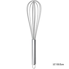 Pair of Commercial Stainless Steel Balloon/French Whisks — listing 2