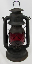 Antique Embury Manufacturing Co. Tubular Kerosene Barn Lantern — listing 3