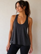 Lululemon Women's Athletic Tank Top with Mesh Yoke and Abstract Print — listing 5