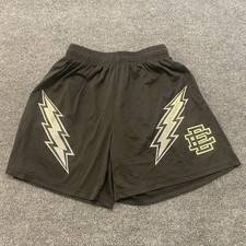 Eric Emanuel EE Basic Lightning Bolt Mesh Shorts Red — listing 2