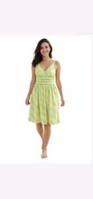 Robbie Bee Woman Green & White Polka Dot Sleeveless Fit & Flare Dress, Size 18W — listing 5