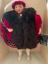 Peggy Nisbet King Henry VIII Costume Doll Figurine, 8 inch