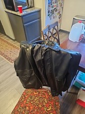 Vintage Jim Beam Leather-Wrapped Whiskey Decanter with Old Master Portrait Label — listing 5