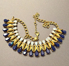 J.Crew Floral Cluster Statement Necklace with Pastel Cabochons and Rhinestones — listing 4