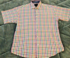 Linea Uomo Men's Olive Plaid Long-Sleeve Button-Up Shirt, Size XXL — listing 2