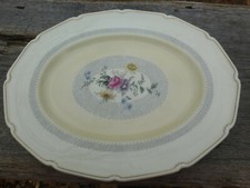 Royal Doulton Burnham Oval Serving Platter Floral Bouquet — listing 3