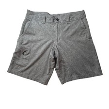 Magellan Outdoors Men's FishGear Belted Nylon Cargo Shorts, Gray, Size 38 — listing 4