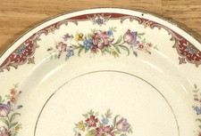 Homer Laughlin Eggshell Nautilus Saucer with Pink Apple Blossom Pattern — listing 2