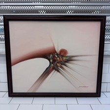 Framed Abstract Expressionist Print with Signature and Numbering — listing 3