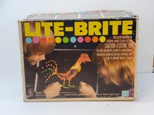Vintage 1981 Hasbro Lite-Brite Model 5455 in Original Box with Pegs — listing 6