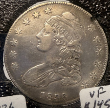 1836 Capped Bust Half Dollar, 50 Cents (Lettered Edge Type) — listing 2