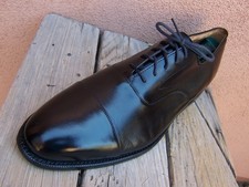 Cole Haan Men's Brown Leather Cap-Toe Oxford Dress Shoes, Made in USA — listing 4