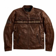 Vintage Black Leather Motorcycle Biker Jacket with Asymmetrical Zip and Belted Waist — listing 3