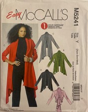 McCall's M5241 Easy '1 Hour Cardigan' Sewing Pattern, Size Y (Xsm-Sml-Med) — listing 6