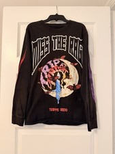 Trippie Redd Black Graphic Rap Tee - Album Art Throne Design, Size Small — listing 6
