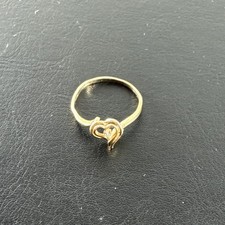 Petite Double-Heart Ring with Small Accent Stones — listing 2