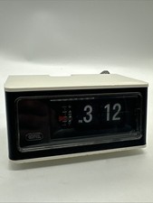 Vintage Copal Model 227 Flip Clock, Faux Rosewood Case, listing 4