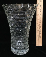 Fostoria American Pattern Glassware Collection (Large Lot, Clear Cubist Pressed Glass) — listing 2