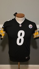 Nike Pittsburgh Steelers #8 Kenny Pickett Youth Color Rush Jersey, Size M (10/12) — listing 5