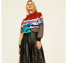 Aldo Martins for Anthropologie Multicolor Kaleidoscope Knit Sweater, listing 5