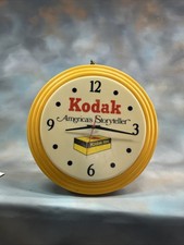 Vintage Kodak 'Use Kodak Film' Illuminated Advertising Wall Clock — listing 4