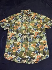 Denim & Flower Ricky Singh Men's Heather Gray Long-Sleeve Button-Up Shirt with Floral Contrast Trim