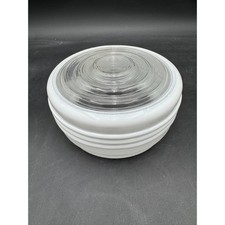 Modern Brushed Nickel Table Lamp with Frosted White Glass Drum Shade