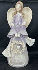 "Grandmother" Ceramic Angel Tealight Candle Holder Figurine — listing 5