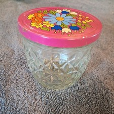 Vintage Star-Pattern Jelly Jar Glass / Tumbler
