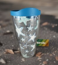 Tervis 24oz Double-Walled Insulated Tumbler with Nautical Rope & Navy Stripe Design — listing 6