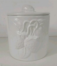 Vintage Figural Strawberry Ceramic Lidded Jar / Canister — listing 5