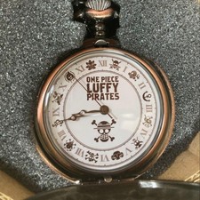 One Piece Anime Bronze-Tone Quartz Pocket Watch with Map Cover — listing 2