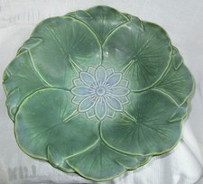 Weller Pottery Lotus Lidded Rose Bowl with Figural Lotus Bud Finial — listing 4