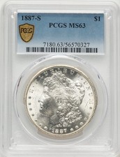 1887-S Morgan Silver Dollar — listing 3