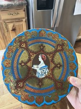 Vintage Hostess Round Fruitcake Tin with Ornate Lithographed Design — listing 3