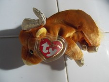 Ty Beanie Baby "Roam" the Buffalo/Ox with Gold Horns (Zodiac Series) — listing 4